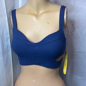 Navy Blue Cutout Bralette